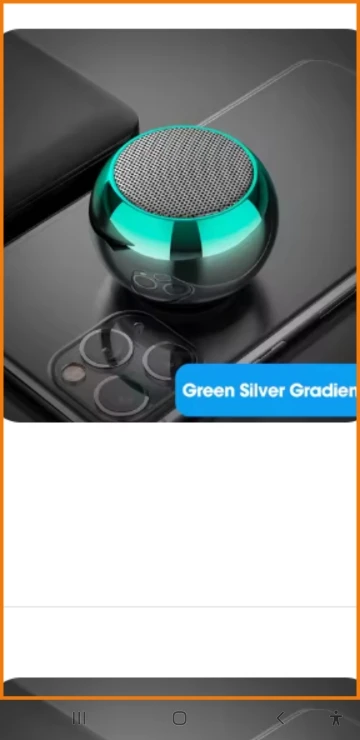 Wireless Bluetooth Speaker Portable Small Steel Gun Metal Heavy Stereo Surround Subwoofer Outdoor Mini Bluetooth Small Speaker photo review