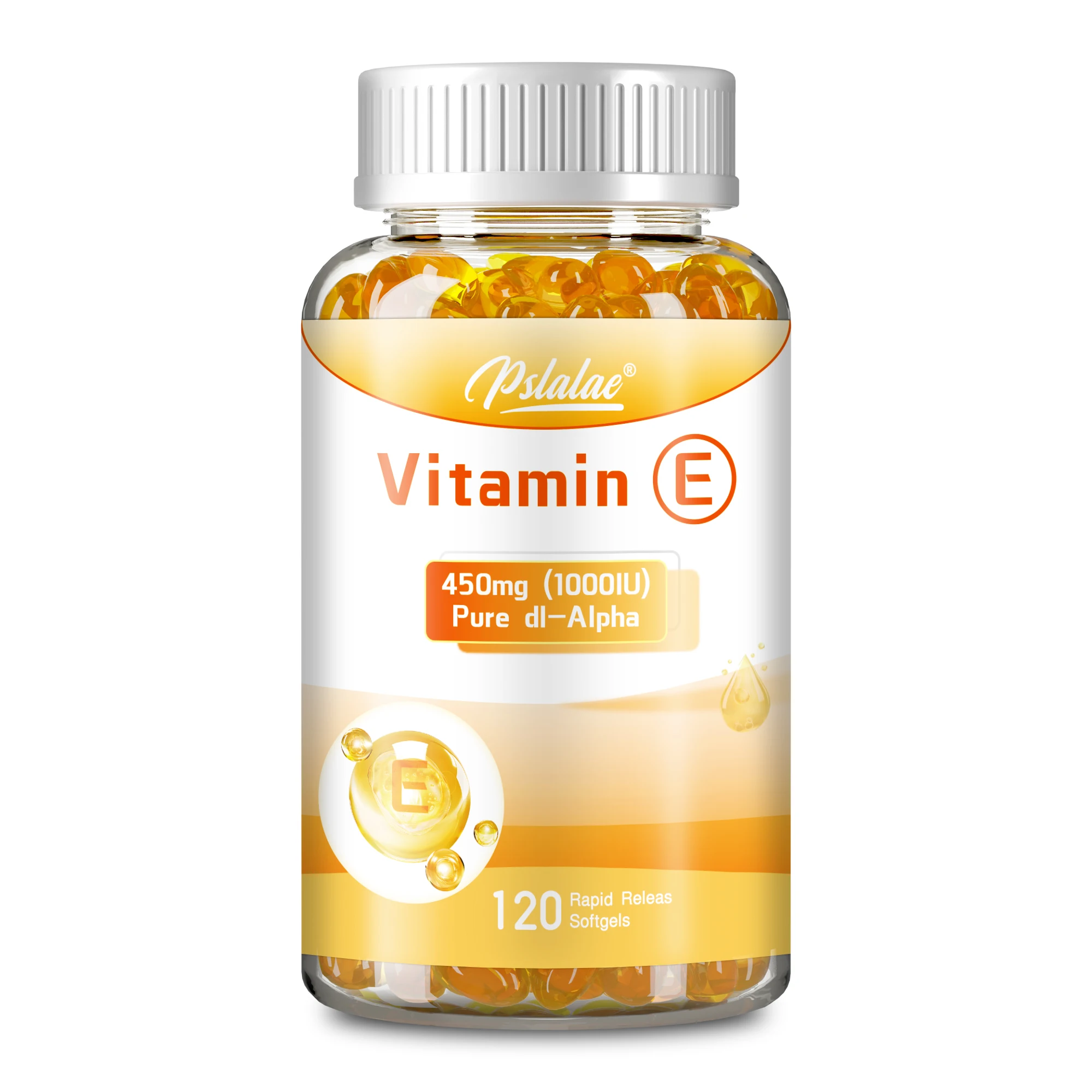 Vitamina E s 450 mg - Antienvejecimiento, apoya la salud de la piel, el corazón y el sistema inmunológico - 120 s