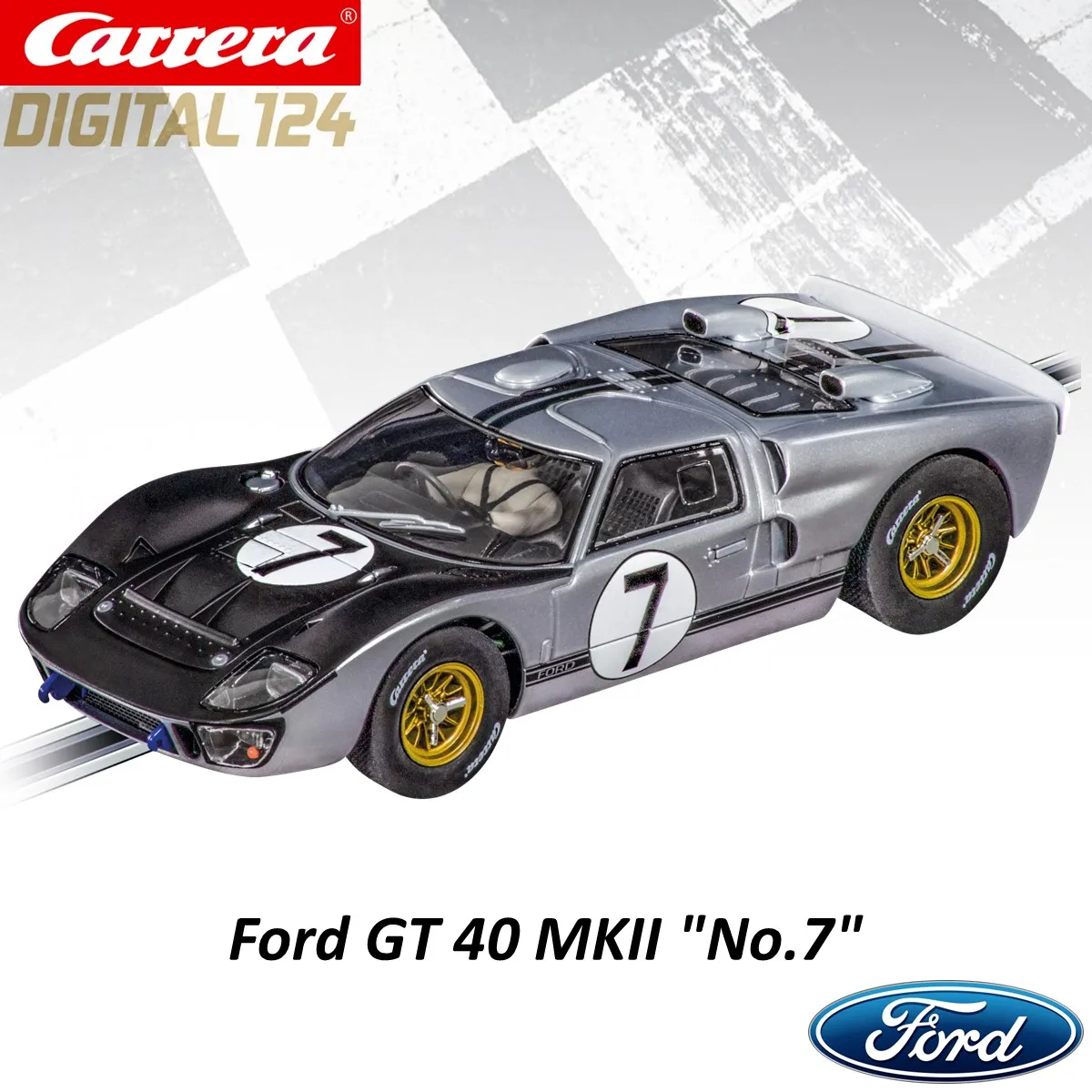 Carreraスロットカーデジタル124、23896、フォードgt40、mkii、no.4 