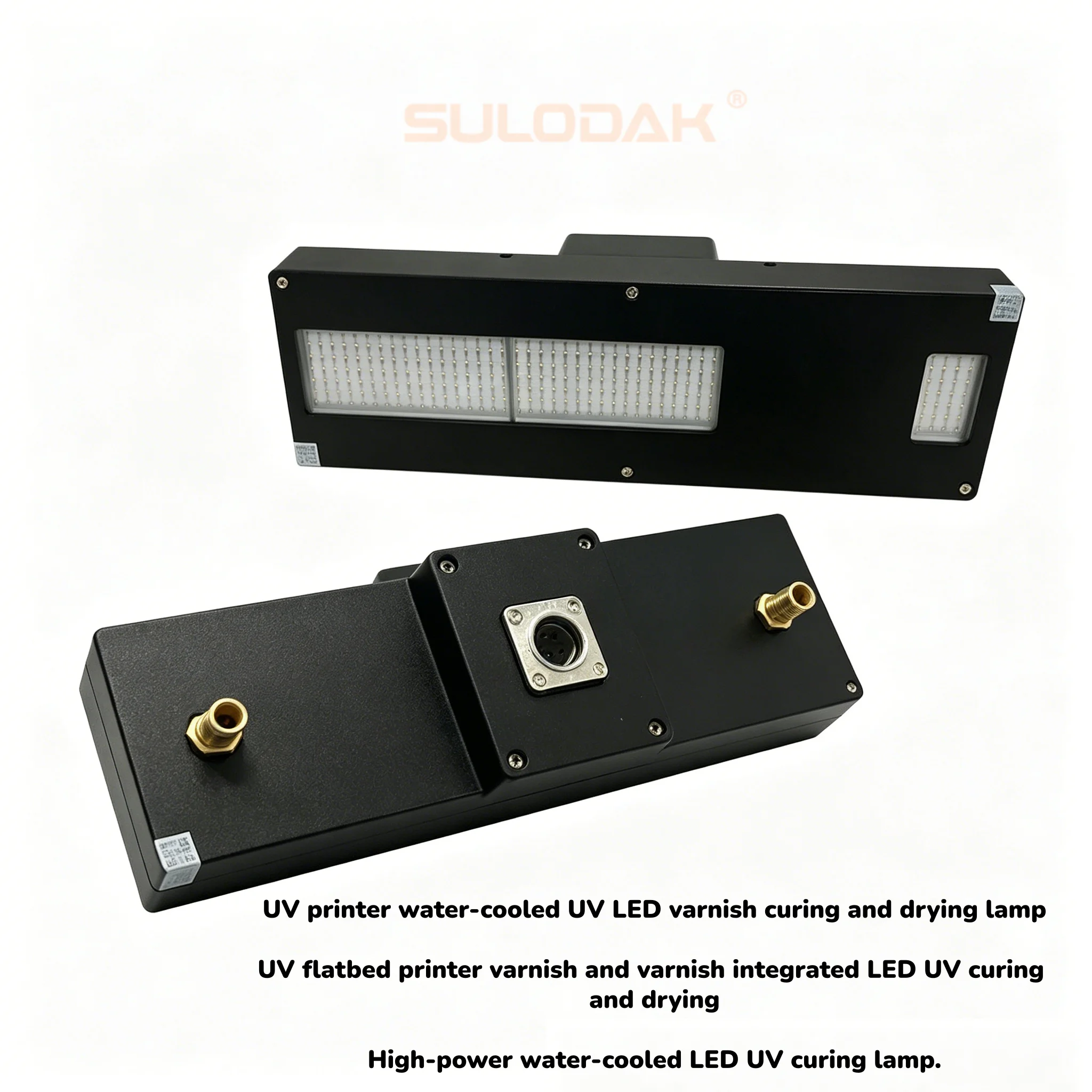 600W 수냉식 395nm 통합 UV 프린터 램프 (도시바 CEN4, 리코 G5 G6 ..