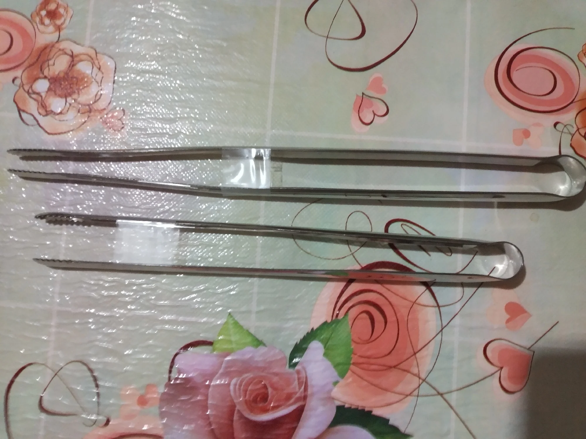 Grill Tongs Meat Culinary Nippers Camping Dishes Stainless Bruseptsy photo review