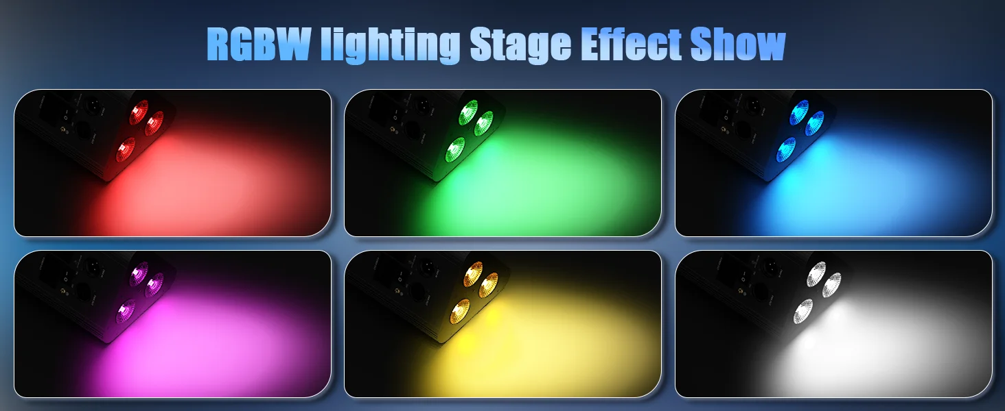 RGBW Triangle Battery Par Light