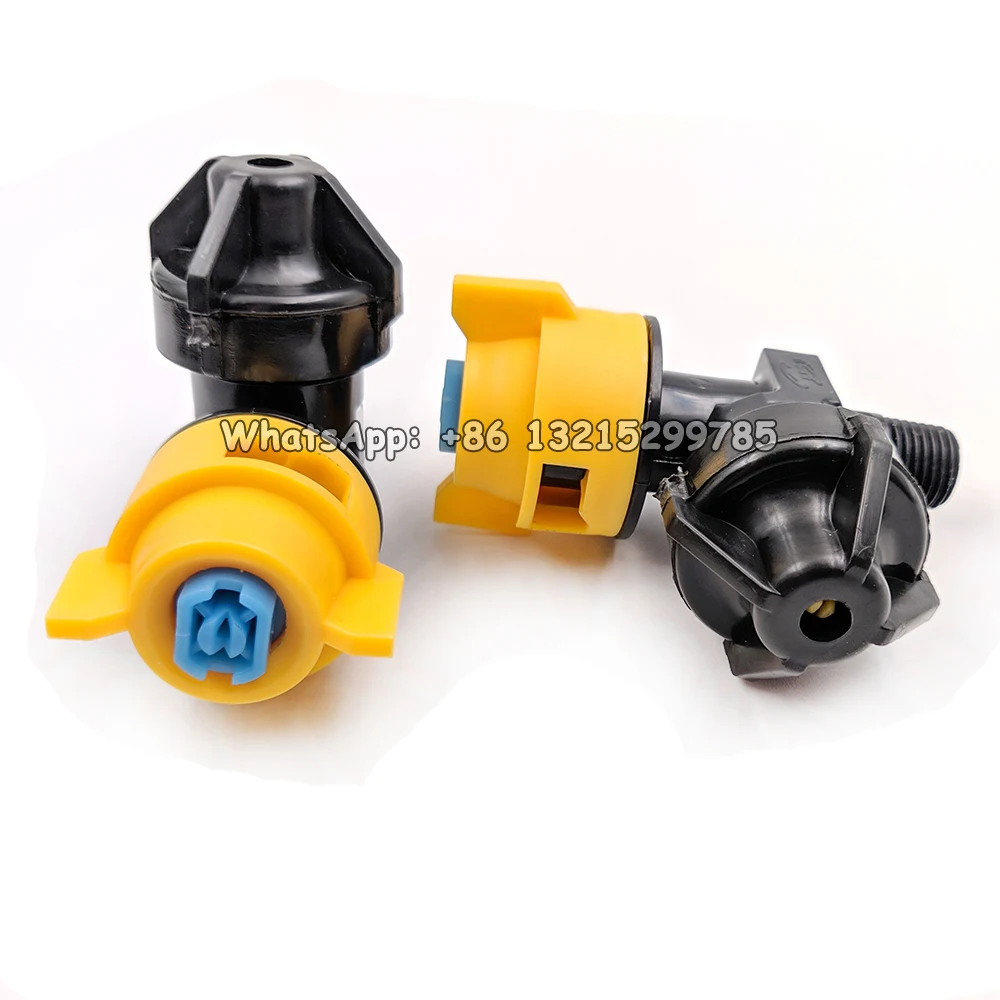 Nozzle for dairy farms 180°/360° nozzle cooling system cleaning 1/4" PP drip-proof quick connection livestock farm spray 3