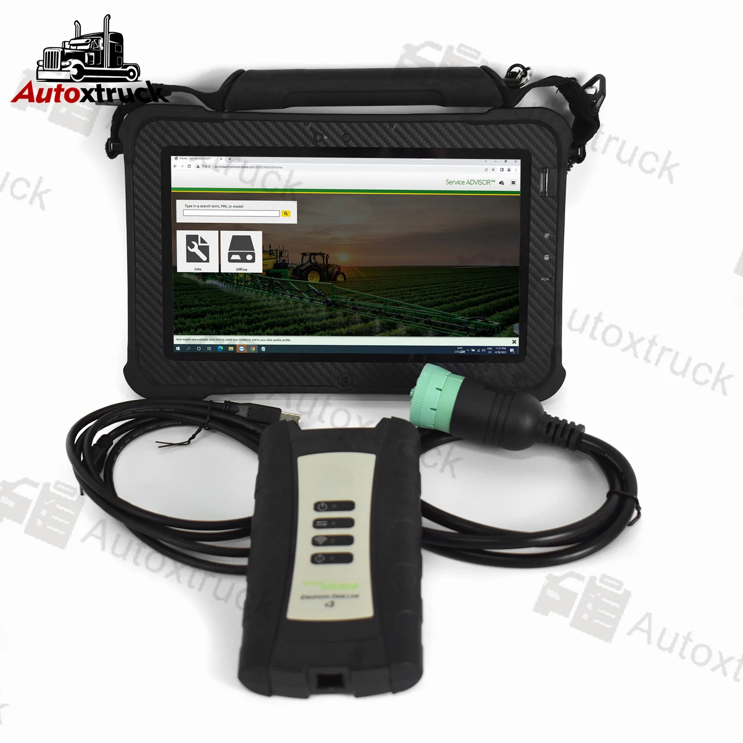 

Xplore tablet 5.3 AG CF EDL V3 Electronic Data Link Advisor Diagnostic tool agricultural Tractor Construction equipment