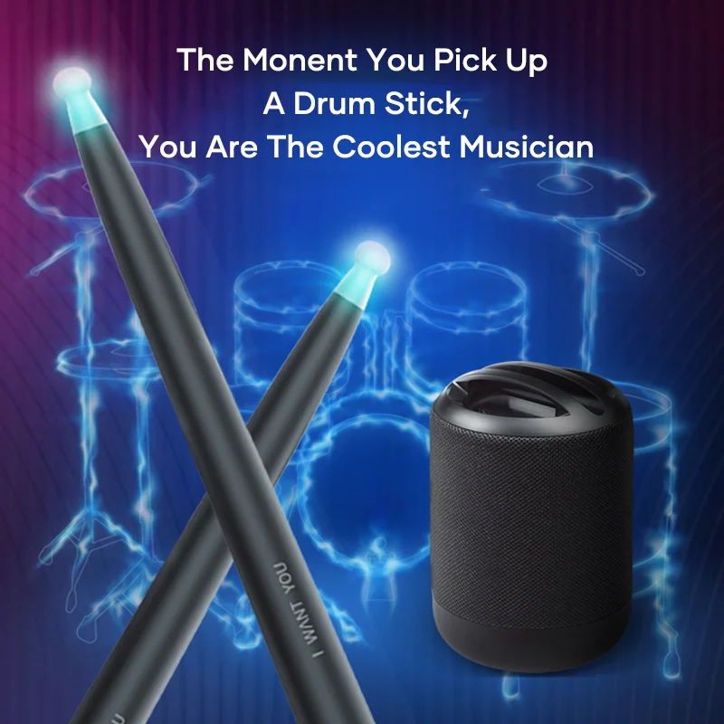 ZiTHINK PocketDrum 2 Pro Air Drum Sticks Electronic Drumstick With