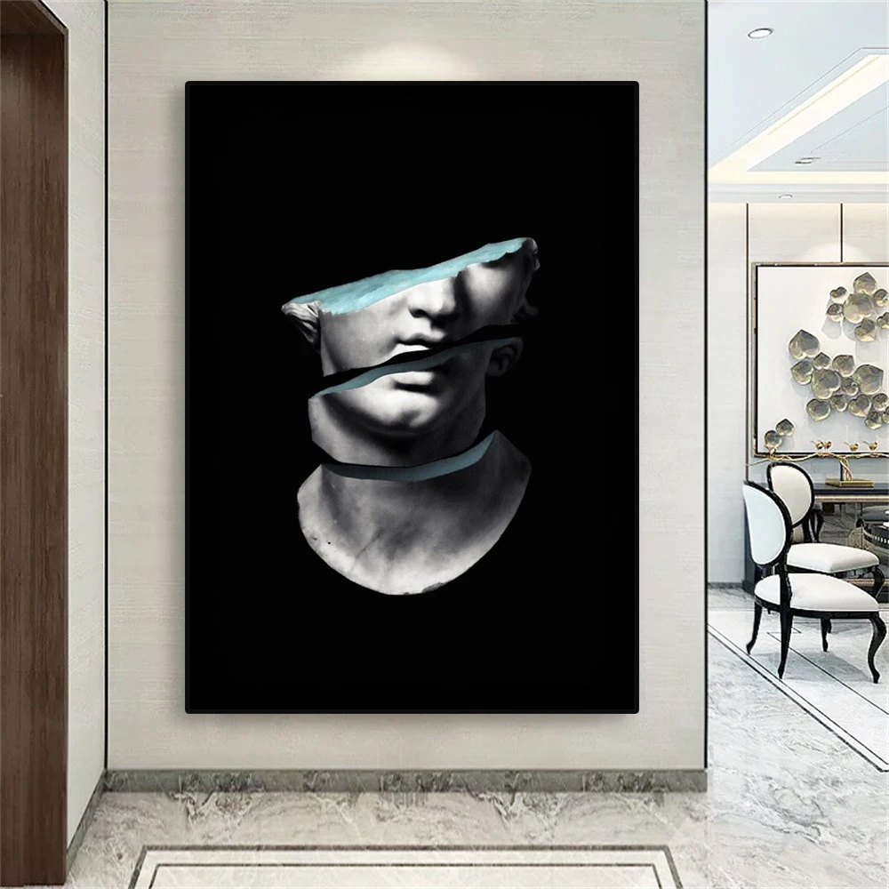 

Modern Design Poster Trisection of David Prints Graffiti Art Greek God Canvas Painting Living Room Decoration Gallery Wall Art
