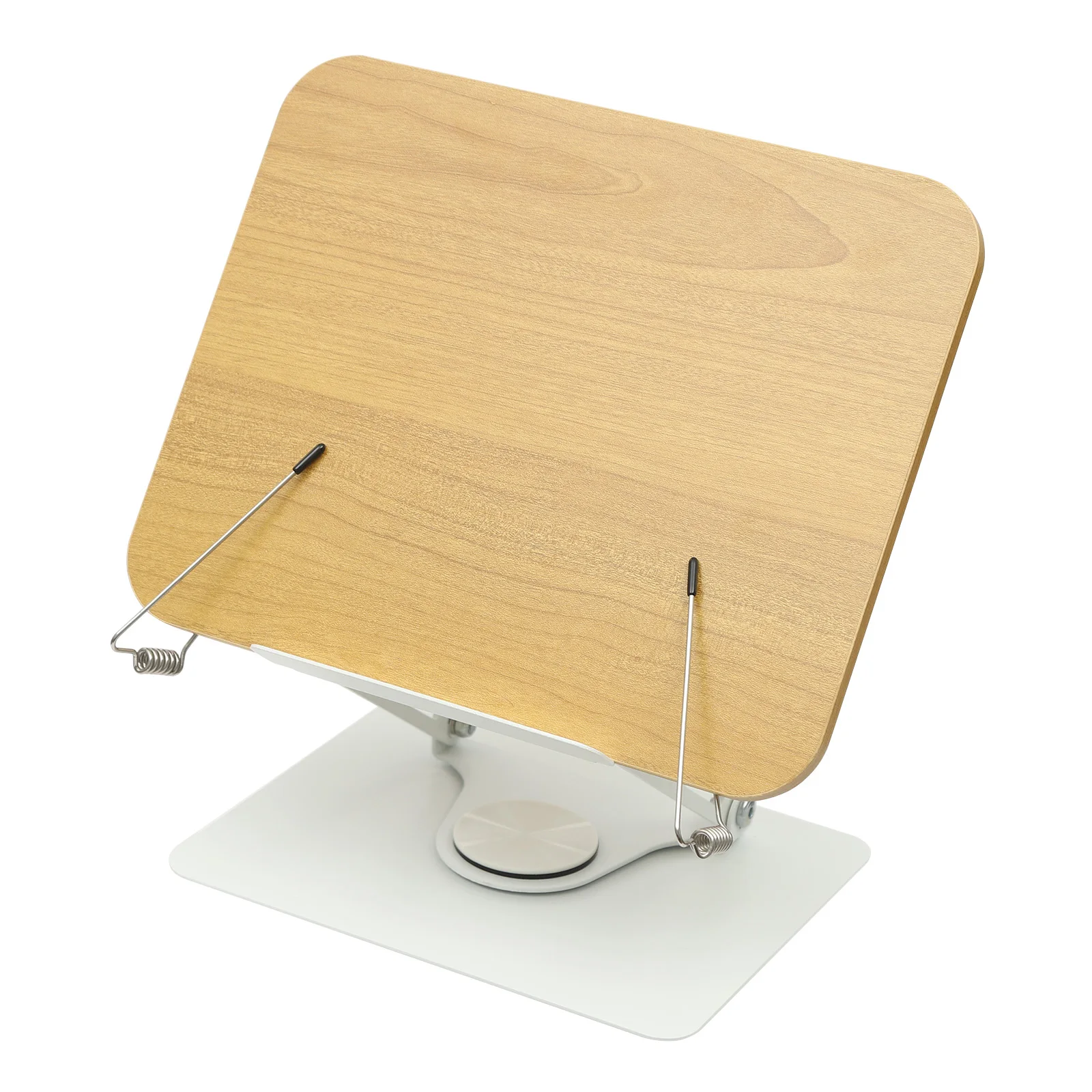 Book Stand for Reading, Adjustable& Rotating Book Stand, Foldable Book Stand Anti-slip Pad for Homes, Classrooms, Schools 3