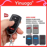 100% Clone ERREKA KUMA KU02 LUNA2 LUNA3 RESON1 RESON2 Garage Door / Gate Remote Control 433.92MHz Fixed Code Hand Transmitter 1