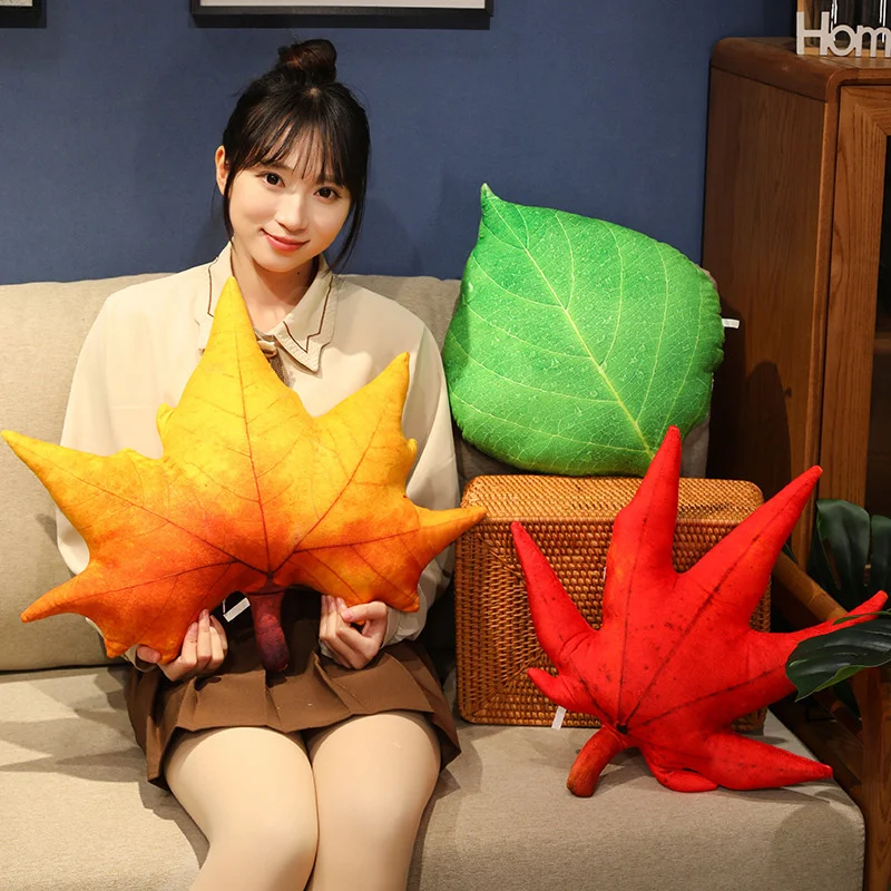 Leaf Pillow Succulent Leaf Shaped Throw Pillow For Indoor Couch Sofa Living Room Home Decor Plant Lovers Garden Lovers 3
