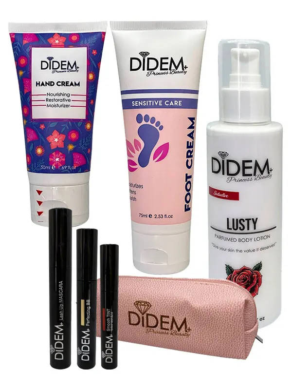 

Set of 4 No Makeup Kit& Body Lotion& Foot Cream & Hand Cream