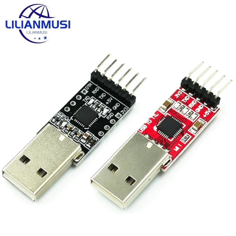 

50 шт., модуль USB для TTL-кабеля для скачивания UART STC, PL2303
