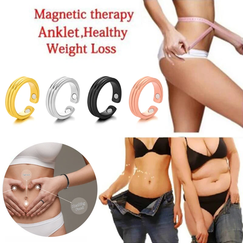 Magnetic Therapy Slimming Ring - Stylish Health & Wellness Jewelry