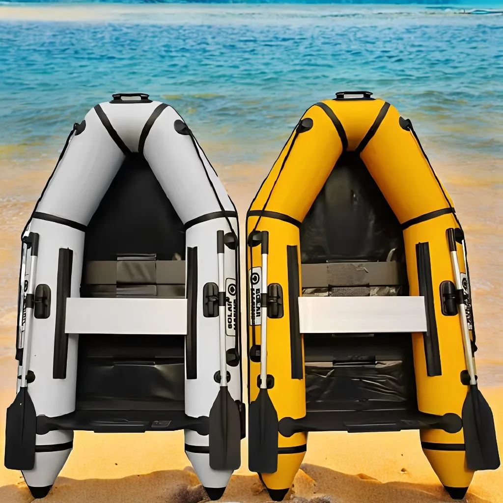 Solarmarine MC230-1 PVC Inflatable Assault Boat Speed Kayak Canoe Hovercraft Fishing boat Surfing Wooden Floor 3Person 2.3M