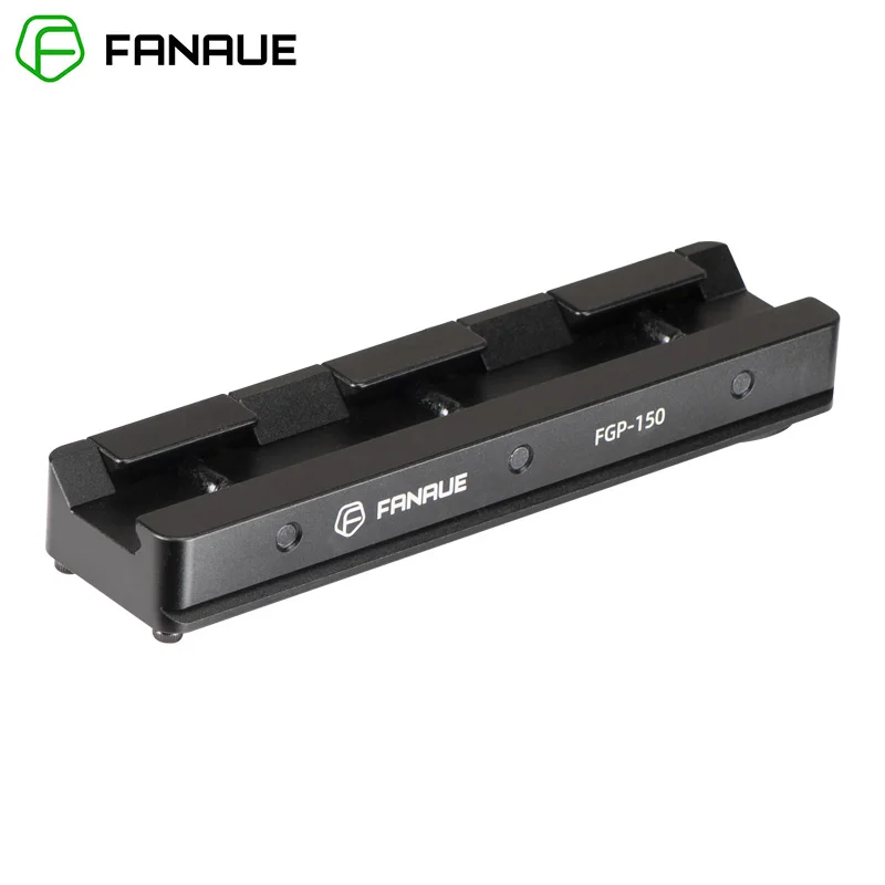 Camera Tripod Plate Camera Mount Plate Tripod Adapter Mount FANAUE Picatinny Arca Swiss Compatible Rail Plate with Anti-slip Slot, CNC Machined Aluminum,Tripod Dovetail Adapter Mount