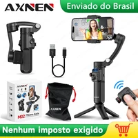 AXNEN M02 3-axis Anti-shake Gimbal, Handheld Mobile Phone Stabilizer with Detachable Remote Control, Support Object Face Track 1