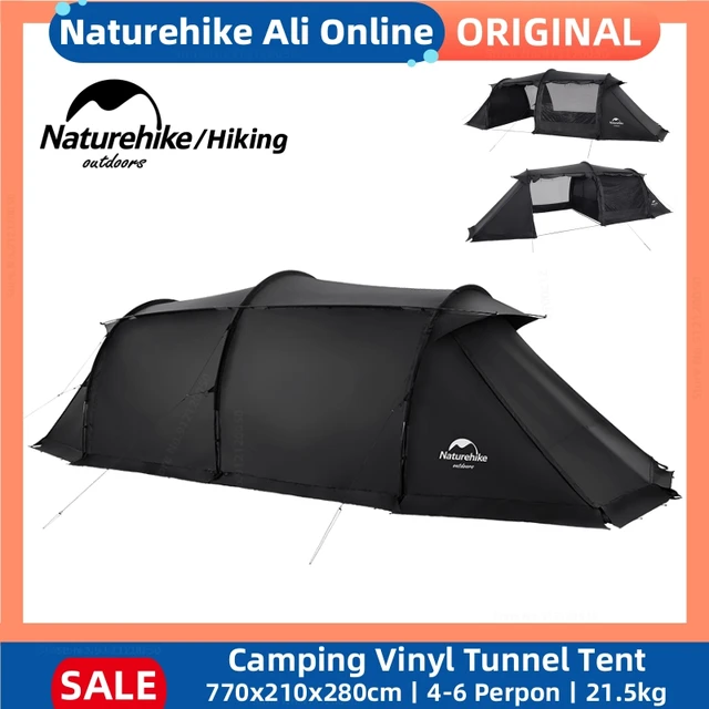 ラージ Naturehike 屋外トンネルテントキャンプ1部屋1ホールビニール