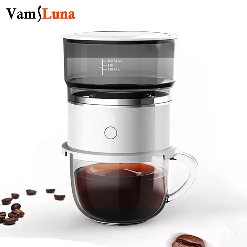 

Manual Coffee Maker Espresso Travel Camping Hand Drip Portable Coffee Maker Automatic Mini Espresso Coffee Machine 160ml