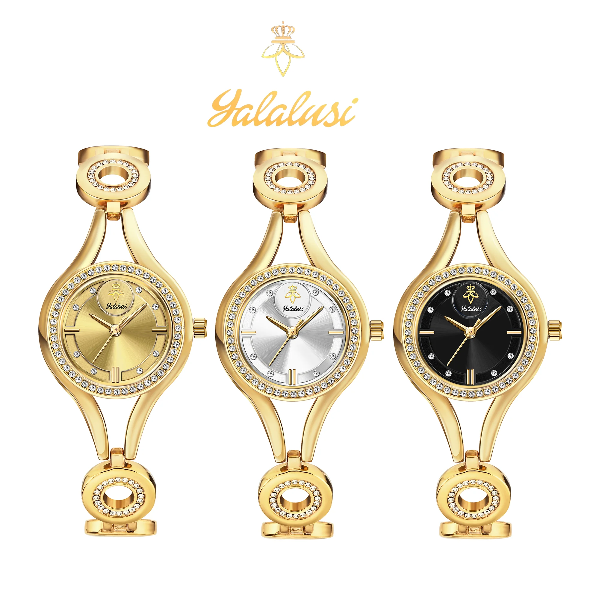 Orologio donna oro con cinturino a bracciale quadrante piccolo_voghion.com