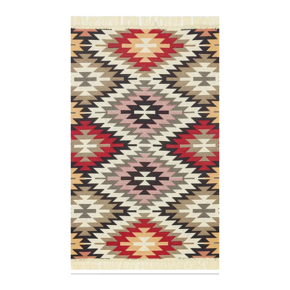 

Современный двухсторонний коврик из переработанного хлопка, моющийся, для дома, гостиной, кухни, спальни, подарок