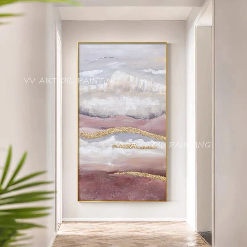 

Модное художественное изображение на стене изображения на срезы для гостиной ручная картина маслом на холсте художественный постер украшение для спальни подарок