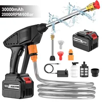 60 бар беспроводной рычаг высокого давления, распылитель, водяной пистолет, автомойка под давлением, стиральная машина для воды для батареи Makita 21 В