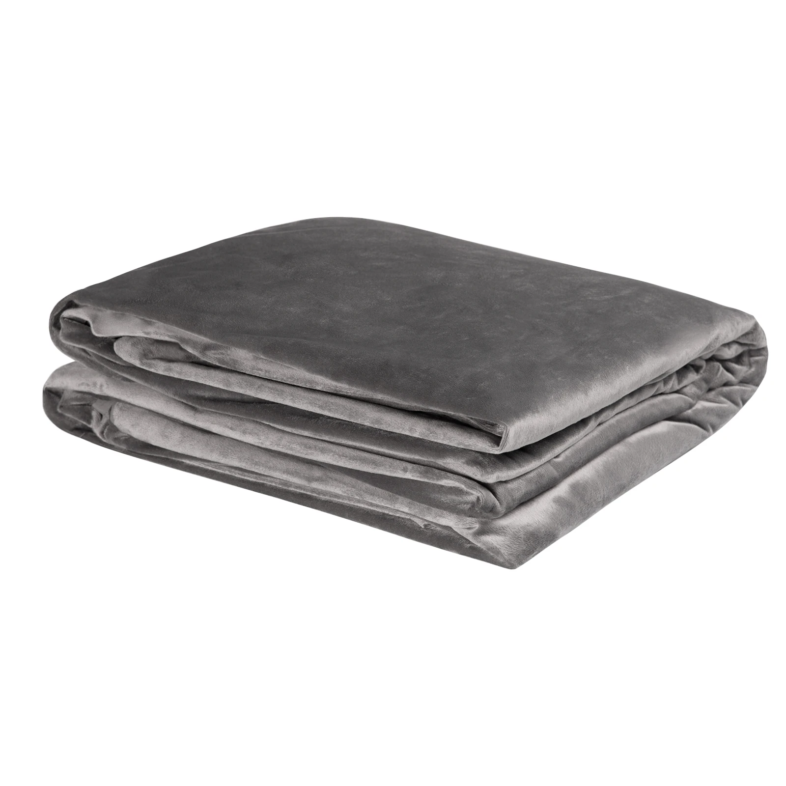 Weight Blanket for Adults Removable Warm Microfiber Covers Grey