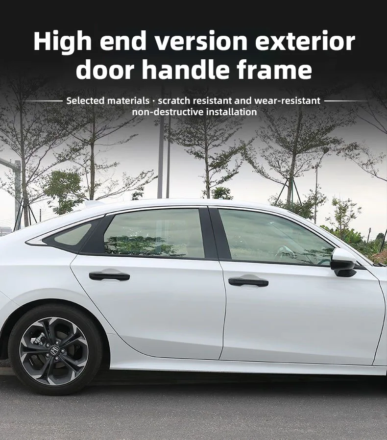 Mitsubishi Grandis NA/BA Space Wagon 2003  2011 2004 2005 2006 2007 2008 2009 자동차 도어 핸들 커버 트림 스티커 고급스러운