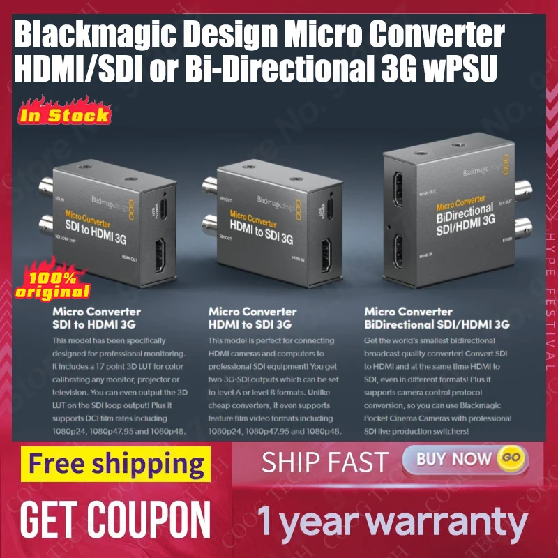 80/20クロス ブラックマジックデザイン コンバーター Micro Converter to SDI 3G PSU 通販 - bellezaconganoderma.com