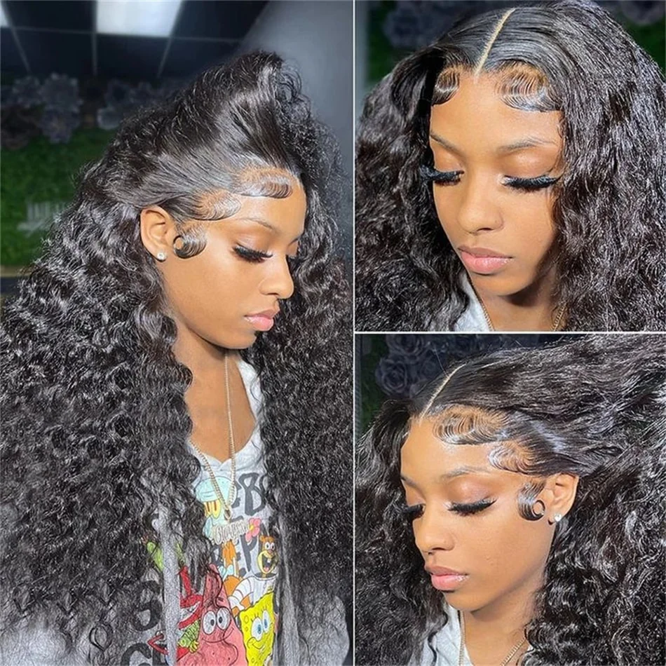 

30 38 Inch Water Wave Lace Front Wigs For Women Brazilian Pre Plucked With Baby Hair 13x4 13x6 HD Lace Closure Frontal Wig