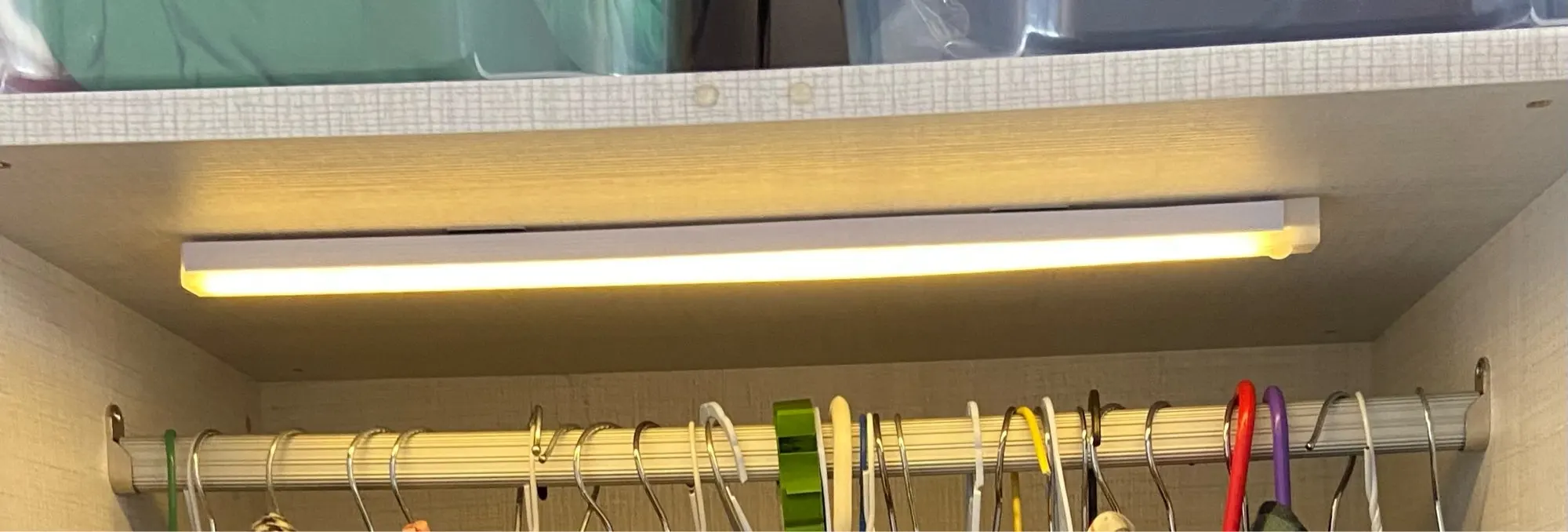 LED Motion Sensor Bar Light Rechargeable Induction Night Light Portable Cordless Magnetic Cabinet Lamp photo review