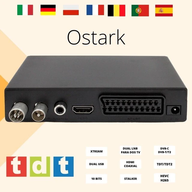 DVB T2 Ostark Euro T2 LCN DTT digital terrestrial TDT DVB T2/C CE