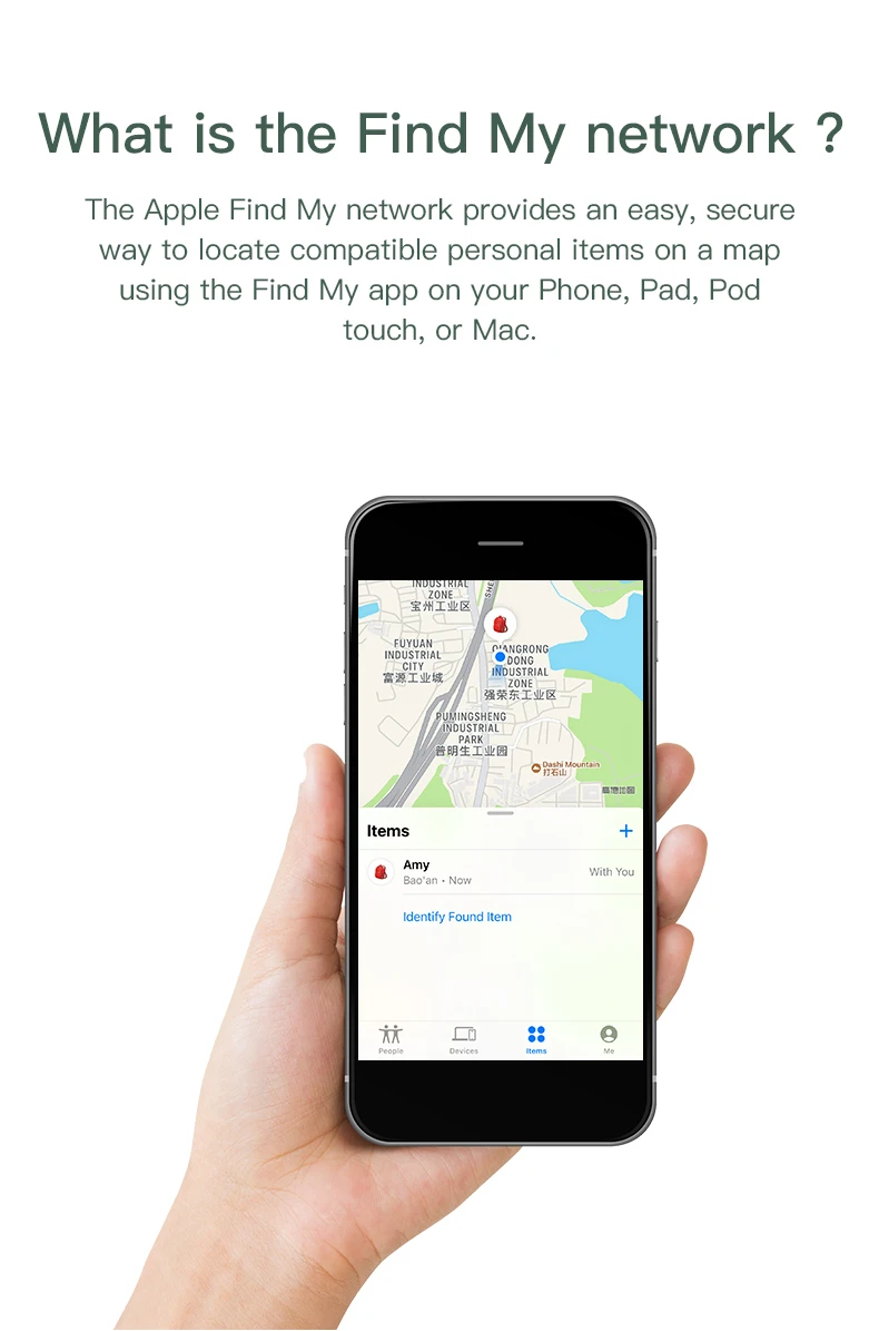 Rastreador Bluetooth para Apple Find My App,