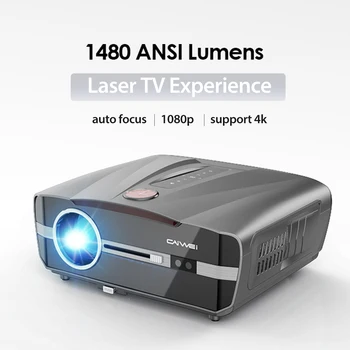 4K UHD Beam Projector for Movies with Auto Focus Keystone Correction Android TV Bluetooth Full HD 1080P Home Theater Projector 1