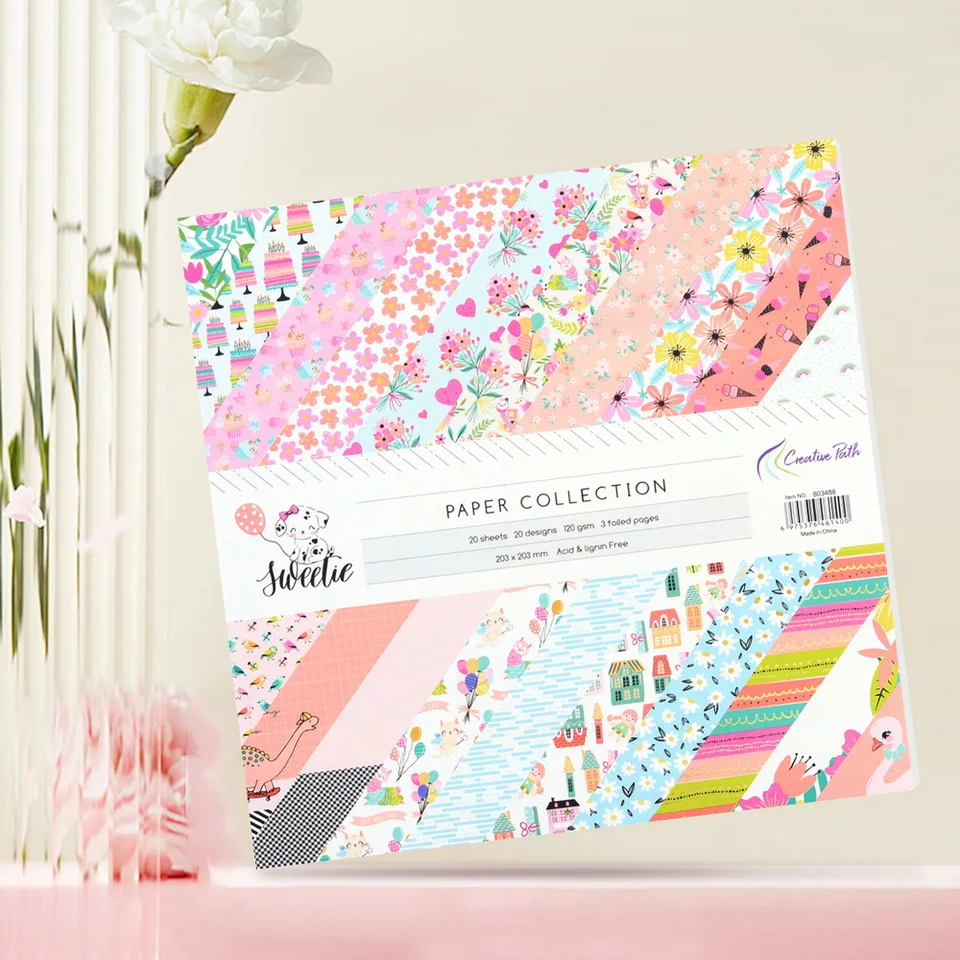 新品★スクラップブッキング★高品質の耐久性の強い紙★カラフルなデザイン★54枚 81TaTUGfEsL._UF350,350_QL50_.jpg