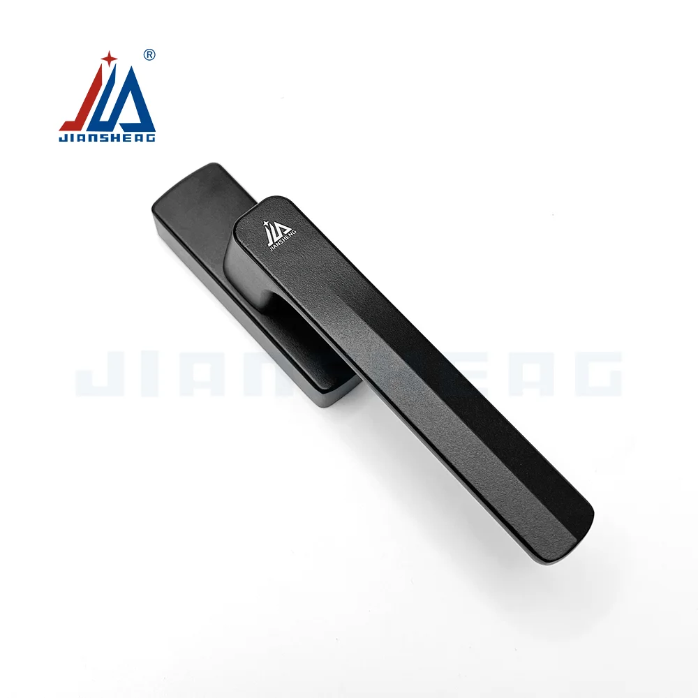 3D Mechanical Sound Window Handle-Aluminum Alloy Forked Lever Design for Doors/Balcony, Ergonomic & Durable