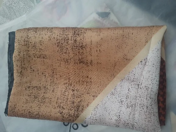 Elegant Long Headband Yellow Floral Silk Scarf photo review