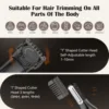 MAXGROOM Electric Body Hair Trimmer Bidirectional Shaving Waterproof Double-edged Razor Blade Groin Pubic Ball Trimmer for Men 5