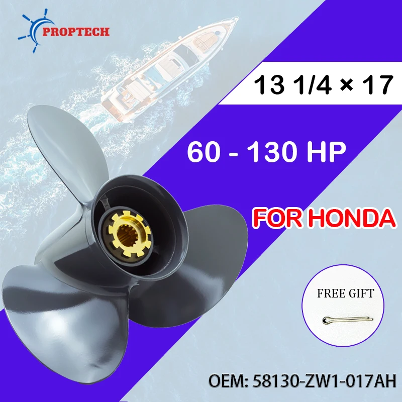For Honda Outboard Motor Propeller 60-130hp Boat Ship Aluminum