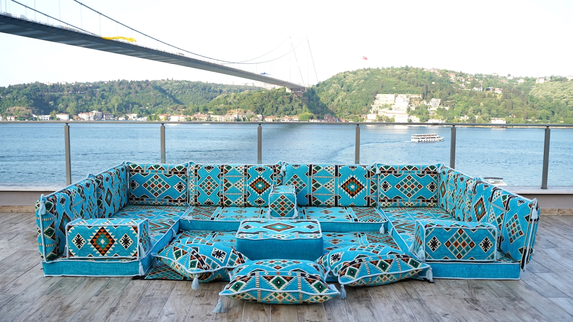 

Sectional Sofas, Terrace Pallet Sofa, Floor Cushions, Arabic Majlis, Pouffs