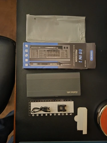 68 IN 1 Precision Electric Screwdriver Set 5 Levels Adjustable Comes Fill Light Professional Mobile Phone IPad Repair Tool photo review