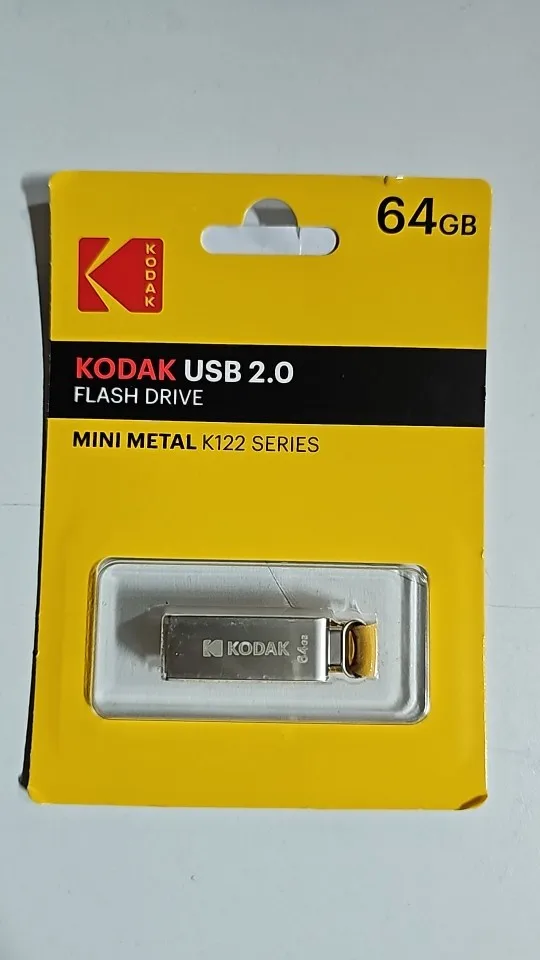 KODAK USB Flash Drive USB2.0 Pendrive Mini U Disk Memory Stick 128GB 64GB 32GB Llave de almacenamiento USB para PC con regalo de cuero photo review