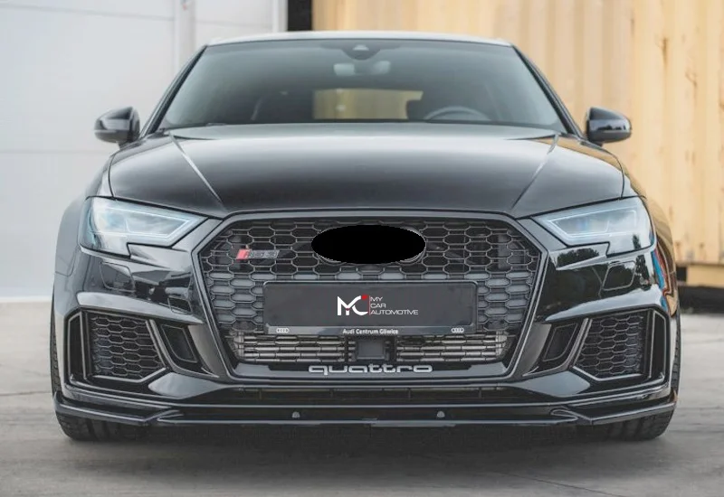 Labbro Anteriore Max Design Per Splitter Anteriore Audi A3 Rs3 8V Fl 2017 +