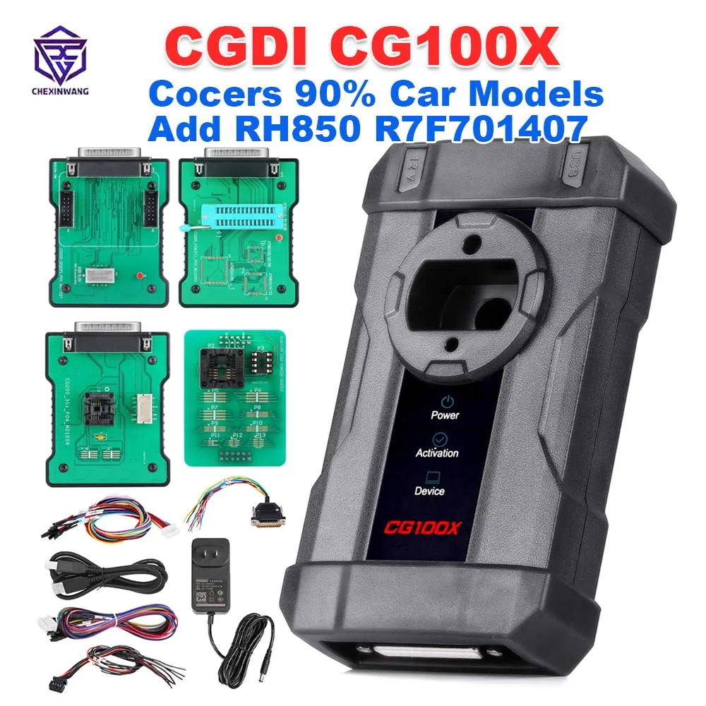 

New CGDI CG100X Generation Programmer For Chip Reading Airbag Reset Mileage Adjustment BCM Support MQB Add RH850 R7F701407