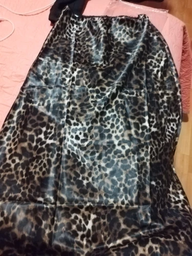 ASDS women's skirts leopard midi skirt woman vintage high waist skirts for women print summer long skirt stylish elegant skirts photo review