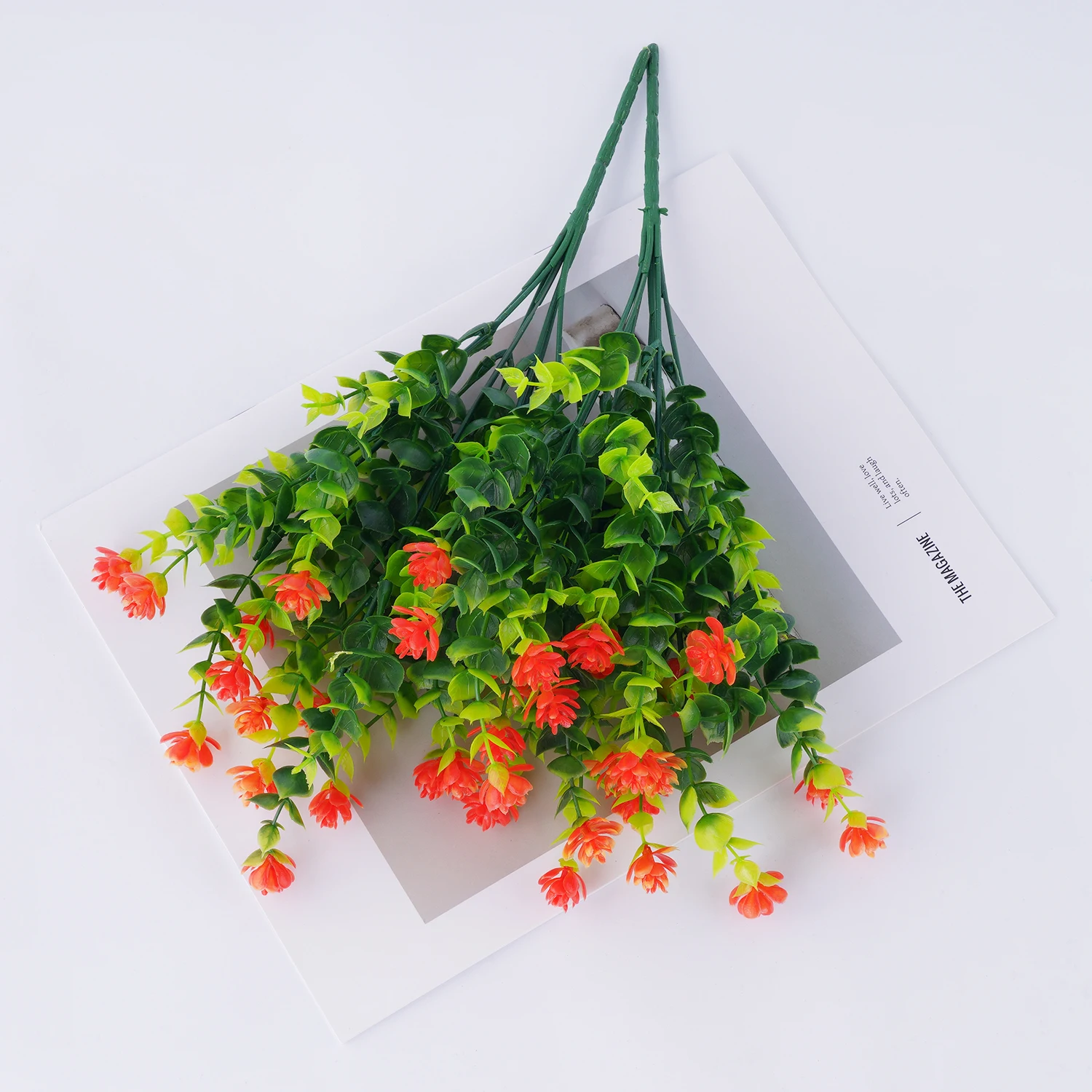 UV Resistant Artificial Flower Bundle for Indoor & Outdoor Decor