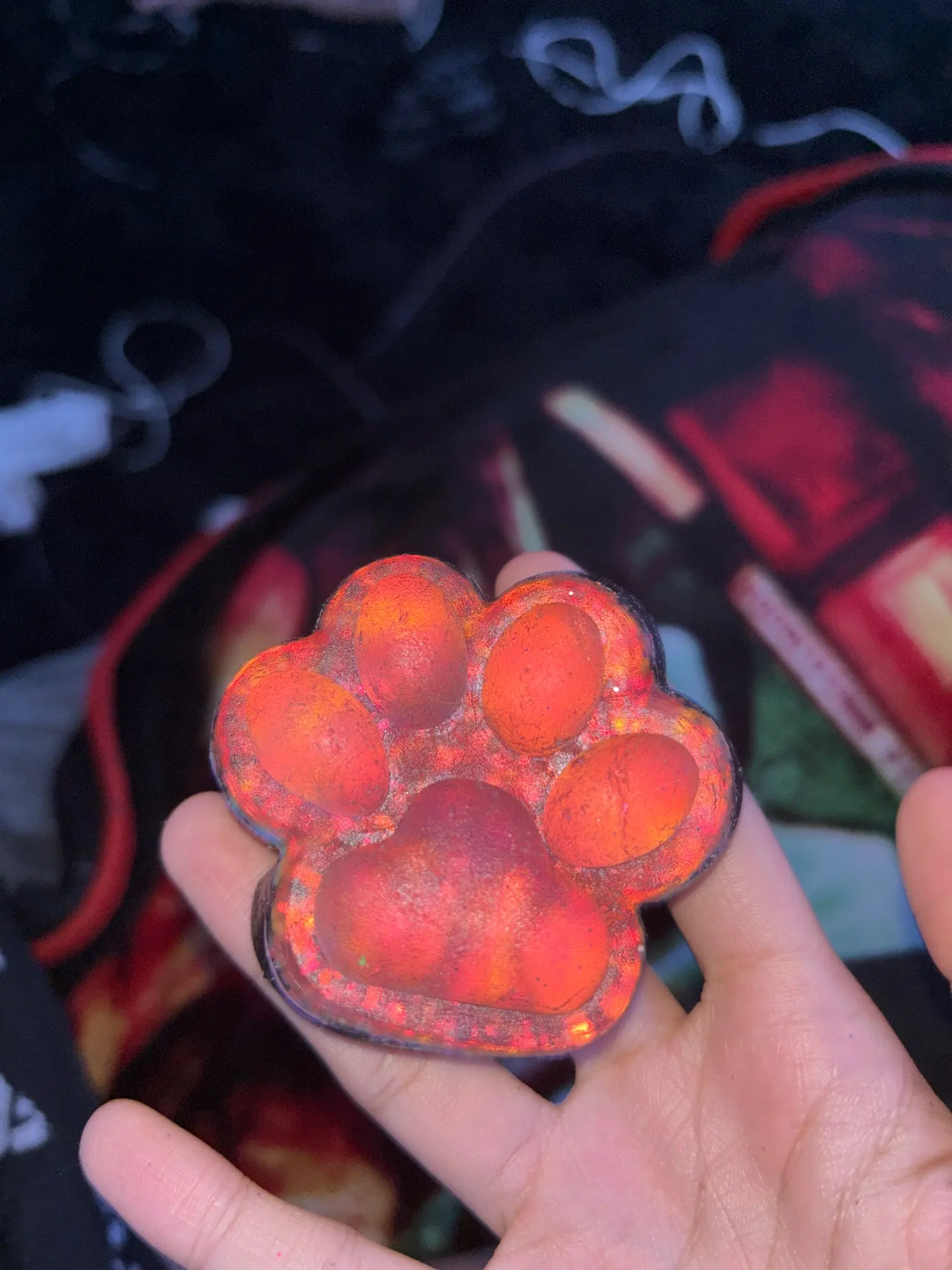 Mystery Fidget Toy Kawaii Cat's Paw,Simulated Food,Antistress Foot Squishy Toy, Squeeze Toy, Mochi Squishy, Stress Reliever Toys photo review
