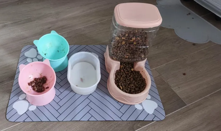 TAPIS DECORE POUR Gamelle Bol Chat Napperon Animaux Compagnie EUR 12,59