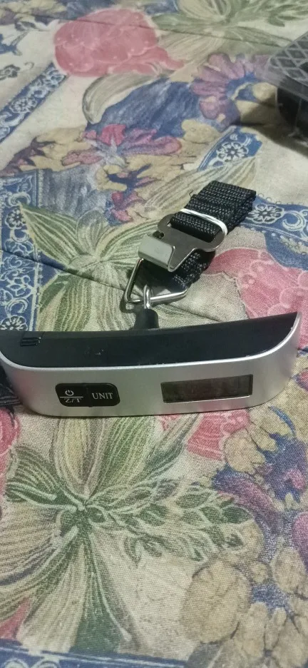 50kg/110lb Scale Portable Digital Luggage Weight Scale LCD Display photo review