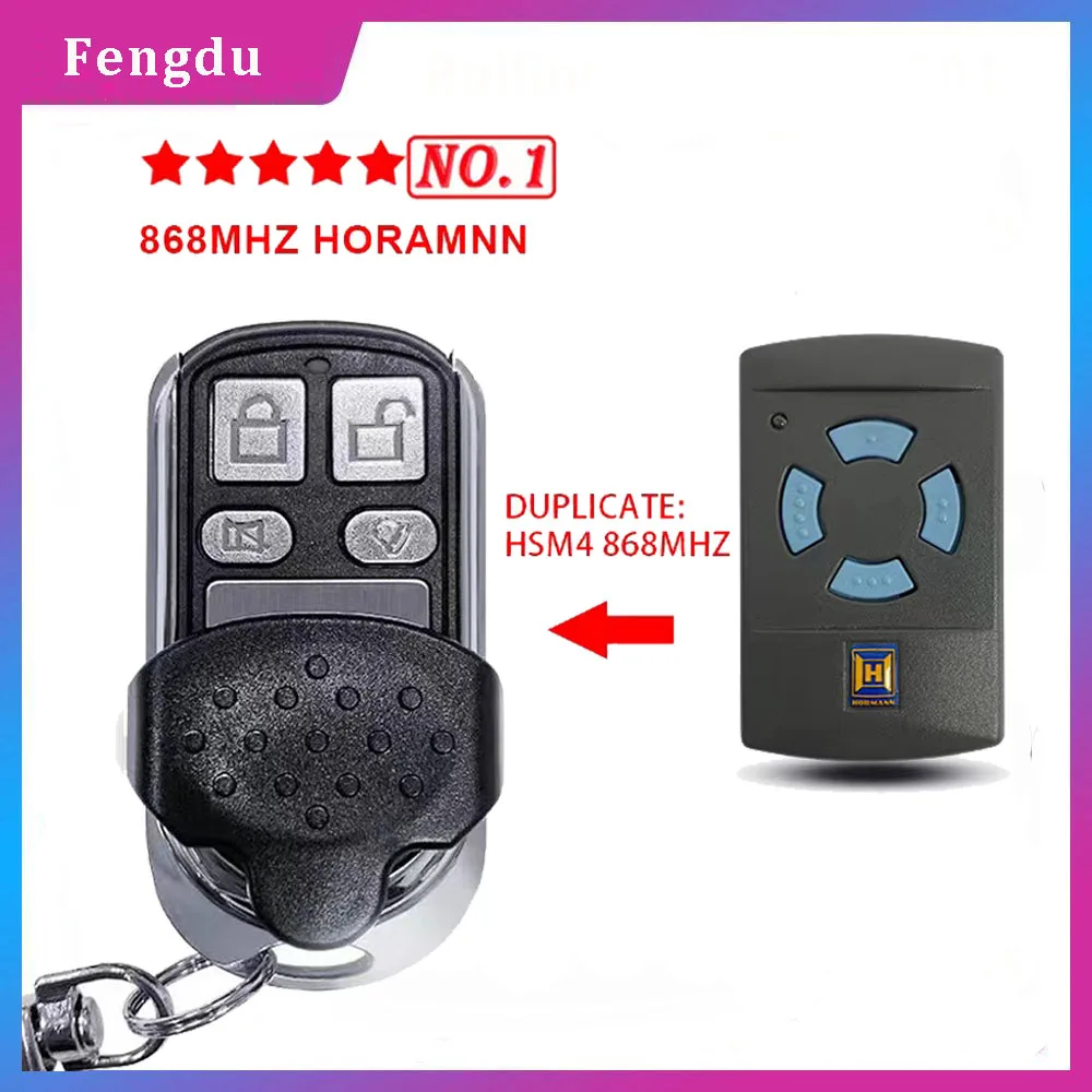 

Gate Remote Control Garage Command Univesal 868mhz Hormann Marantec Berner HSM4 Garage Door opener