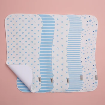 5-Pack Soft Cotton Burp Cloths 1